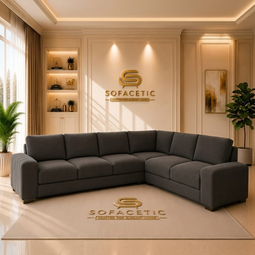 Salon Naples Fabric Sofa