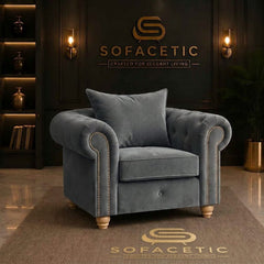 Olympia Ashwin Plush velvet Sofa Set