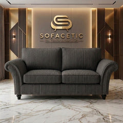 Juxen Jumbo Cord Designer Sofa Set