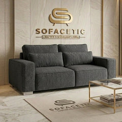 Salon Chenille Fabric  Sofa