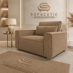 Sleefy Jumbo Cord Comfort Sofa Set