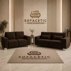 Salon Plush Velvet Sofa
