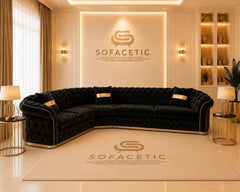 Madrid Crush Velevt Chesterfield Sofa Set