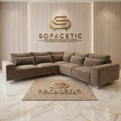 Salon Plush Velvet Sofa