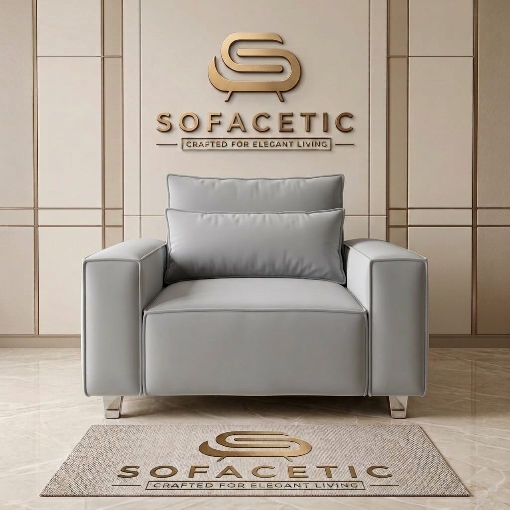 Salon Plush Velvet Sofa