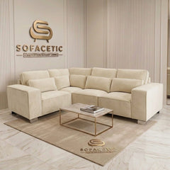 Salon Plush Velvet Sofa