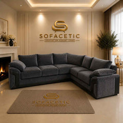 Dino Plush Velvet Modern Sofa Set