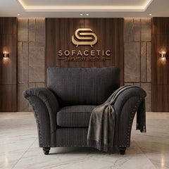 Juxen Jumbo Cord Designer Sofa Set