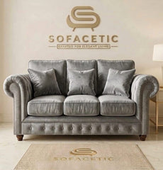 Monzi Crush velvet  Contemporary Sofa Set