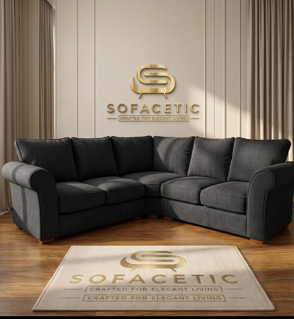 Rivo Chenille Fabric Sofa Set