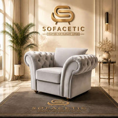Nicole Plush velvet  Luxury Sofa Set