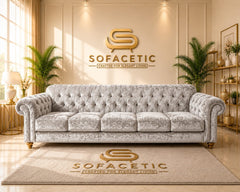 Nicole Crush velvet  Luxury Sofa Set
