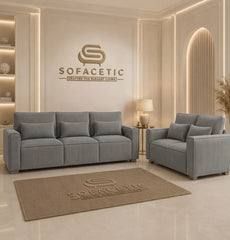 Sleefy Jumbo Cord Comfort Sofa Set