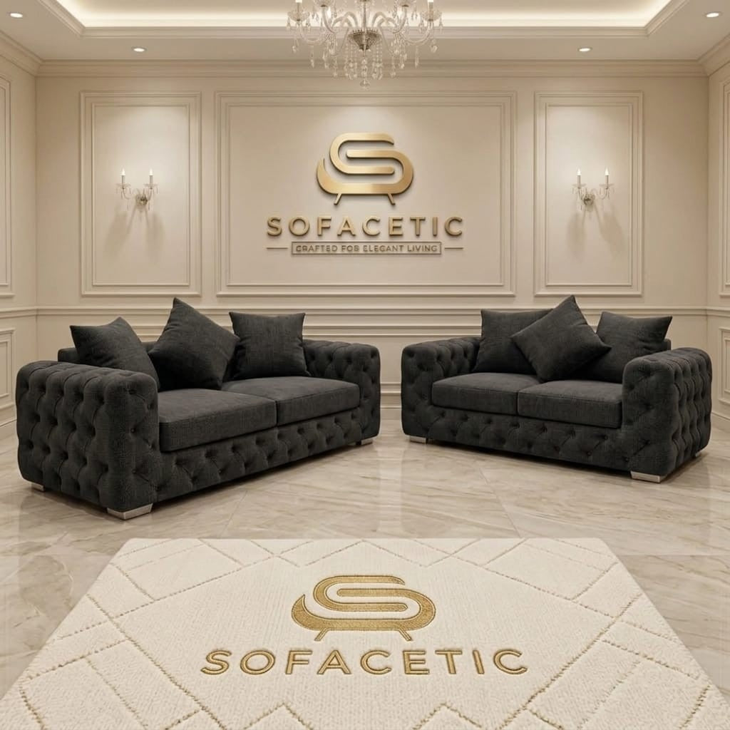 Urban Chenile Living Sofa Set