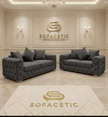Urban Chenile Living Sofa Set