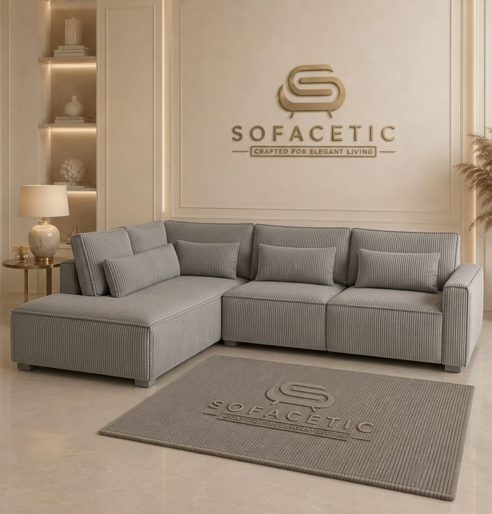 Sleefy Jumbo Cord Comfort Sofa Set