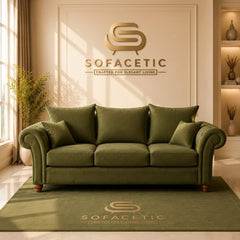 Nicole Plush velvet  Luxury Sofa Set