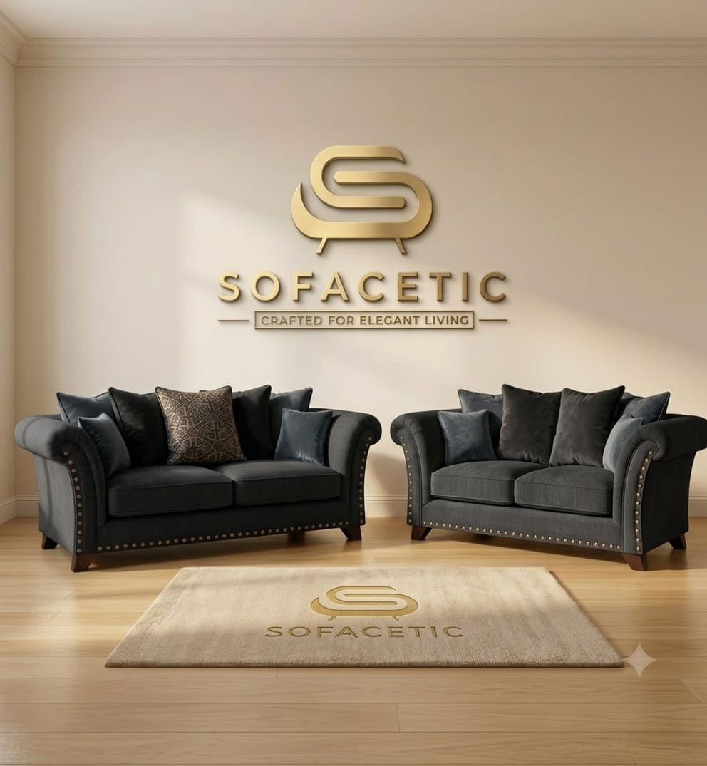 Juxen Chenile Designer Sofa Set