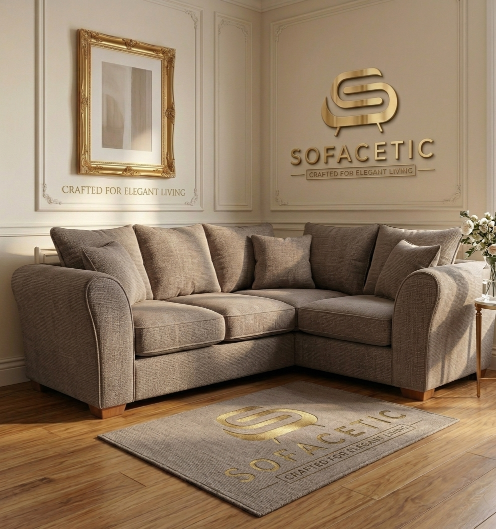 Rivo Chenille Fabric Sofa Set