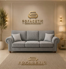 Tanzo Jumbo Cord Luxury Fabric Sofa