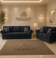 Tanzo Jumbo Cord Luxury Fabric Sofa