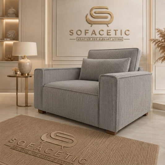 Sleefy Jumbo Cord Comfort Sofa Set
