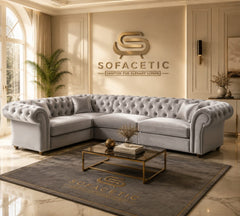 Nicole Plush velvet  Luxury Sofa Set