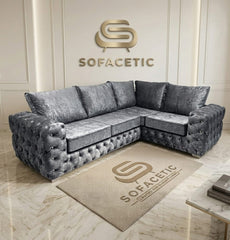 Urban Crush velvet Living Sofa Set