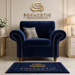 Tanzo Plush velvet Luxury Fabric Sofa