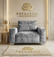 Sleefy Crush velvet Comfort Sofa Set