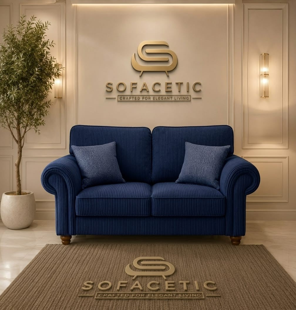 Tanzo Jumbo Cord Luxury Fabric Sofa