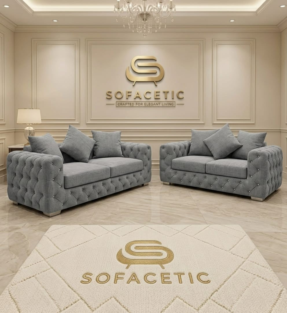 Urban Chenile Living Sofa Set