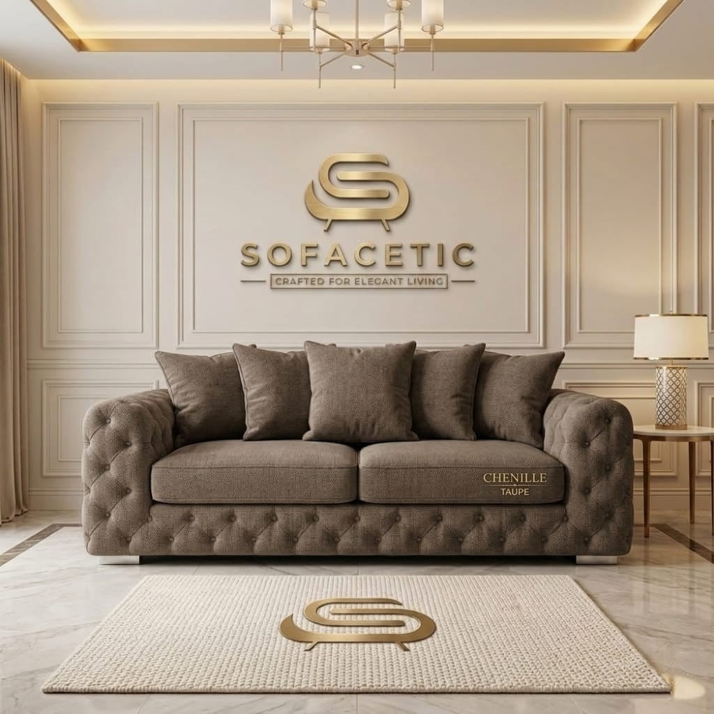 Urban Chenile Living Sofa Set