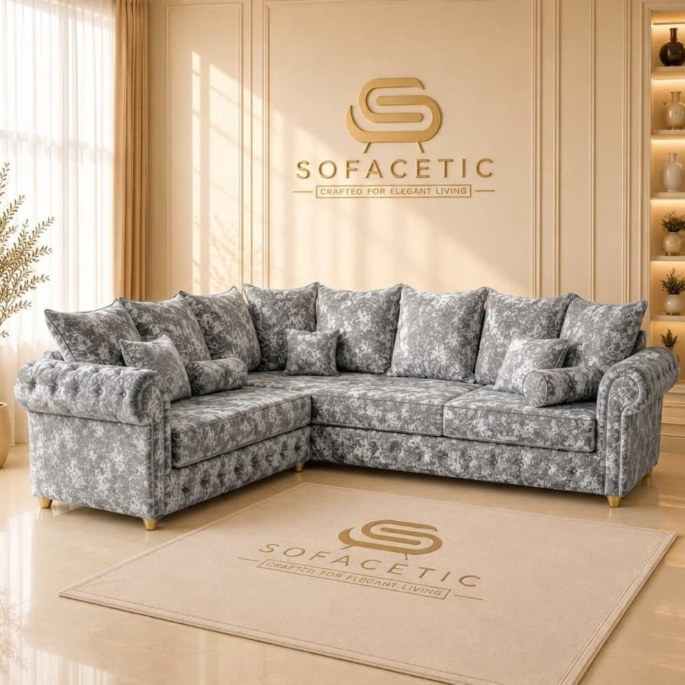 Malibu Crush Velvet Sofa Set