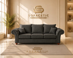Nicole Naple Fabric Luxury Sofa Set