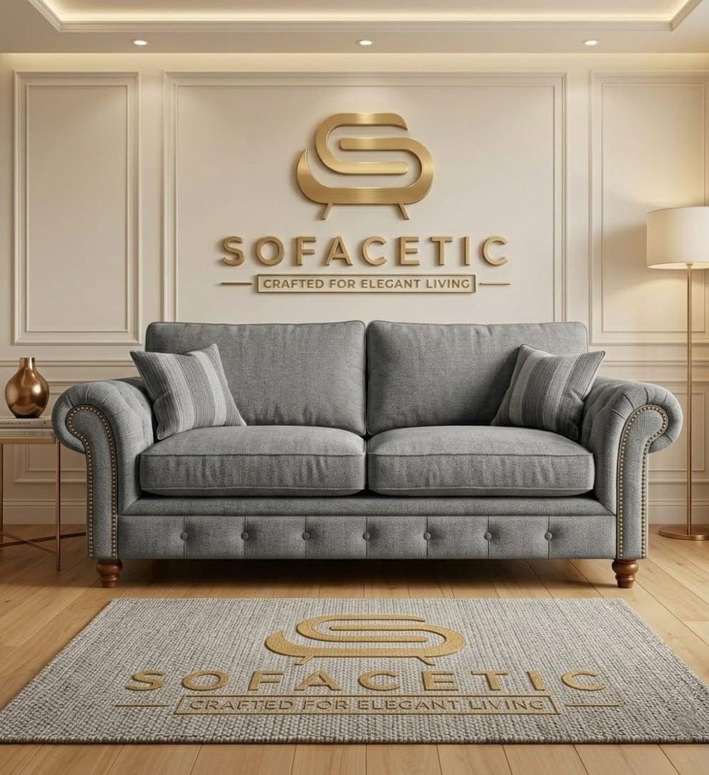 Tanzo Chenile Luxury Fabric Sofa