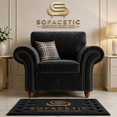 Tanzo Plush velvet Luxury Fabric Sofa
