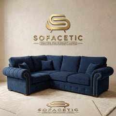 Monzi Chenille Contemporary Sofa Set