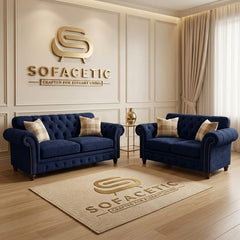 Tanzo Chenile Luxury Fabric Sofa