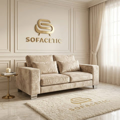 Sleefy Crush velvet Comfort Sofa Set