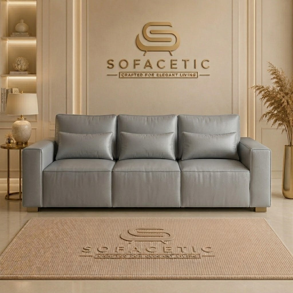 Sleefy Plush velvet Comfort Sofa Set