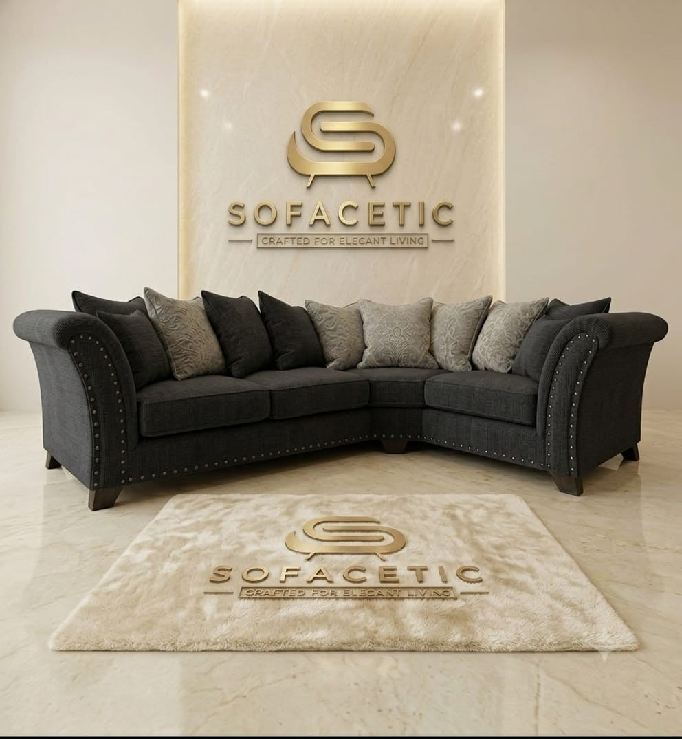 Juxen Chenile Designer Sofa Set