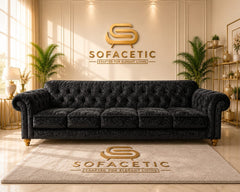Nicole Crush velvet  Luxury Sofa Set