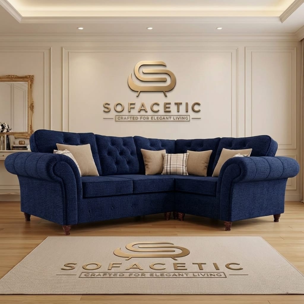 Tanzo Chenile Luxury Fabric Sofa