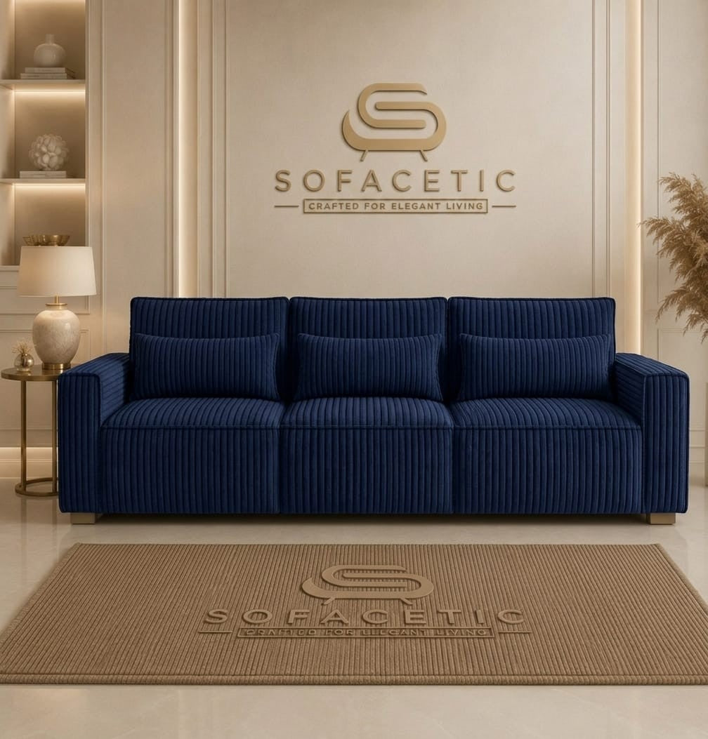 Sleefy Jumbo Cord Comfort Sofa Set