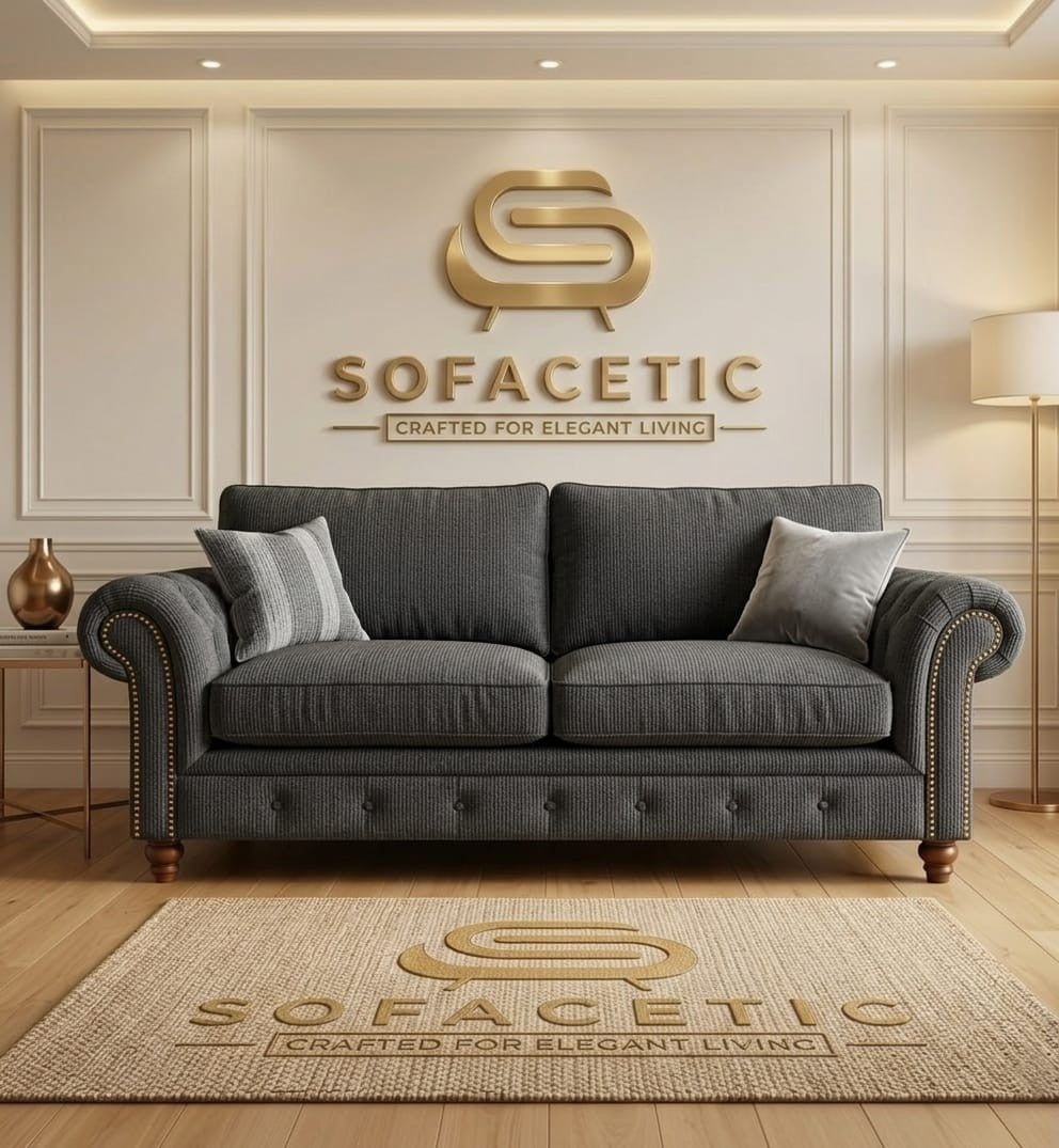 Tanzo Chenile Luxury Fabric Sofa