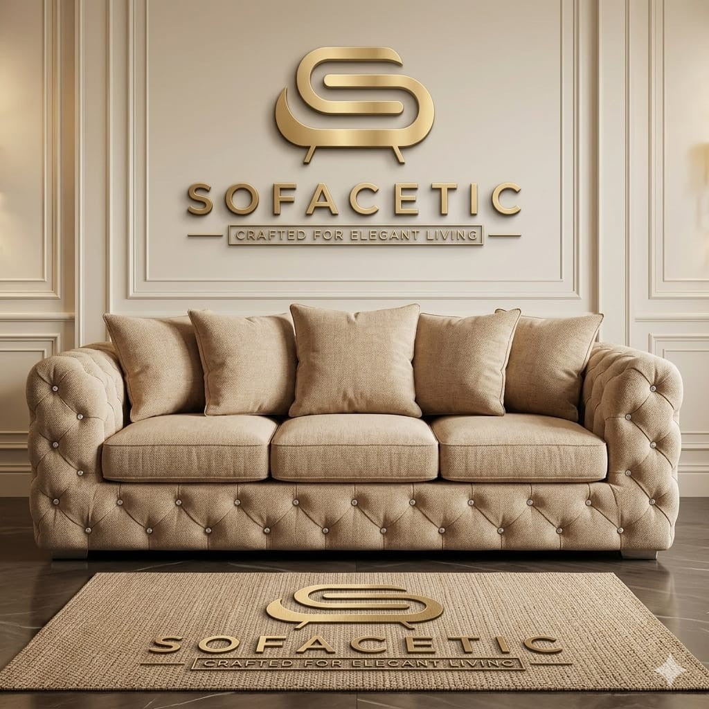 Urban Chenile Living Sofa Set