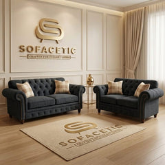 Tanzo Chenile Luxury Fabric Sofa
