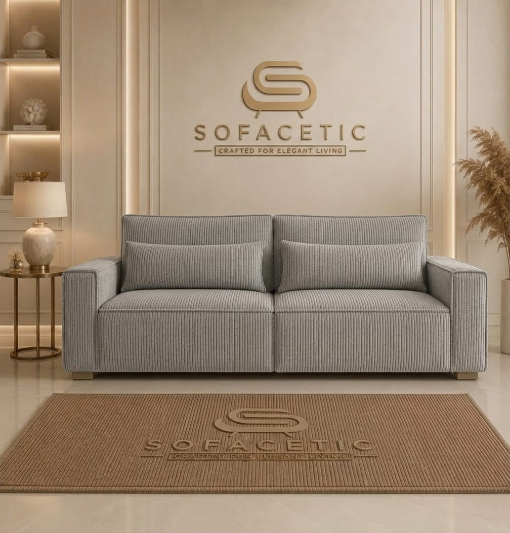 Sleefy Jumbo Cord Comfort Sofa Set