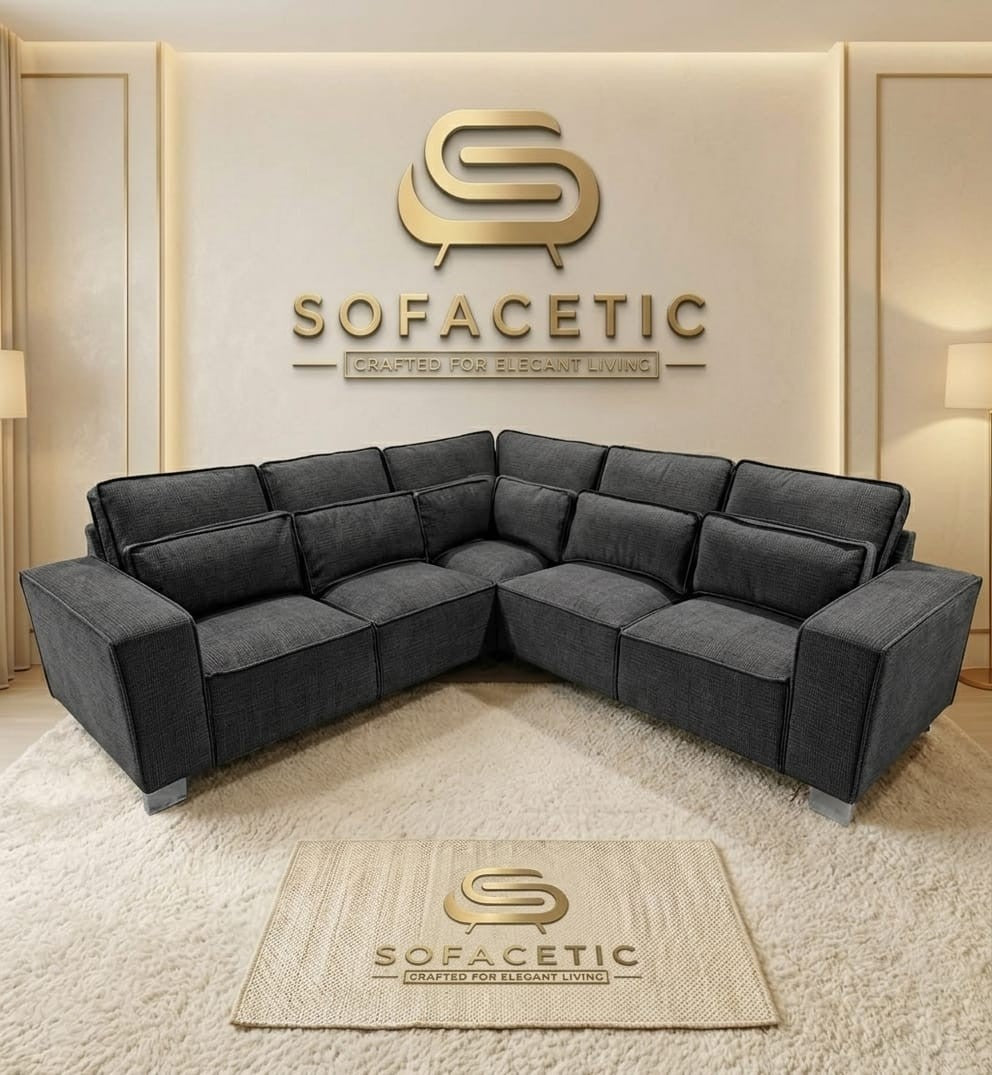 Sleefy Chenile  Comfort Sofa Set